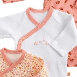 Hot Sauthon Lot de 3 bodies cache-cœur Esmée (naissance)