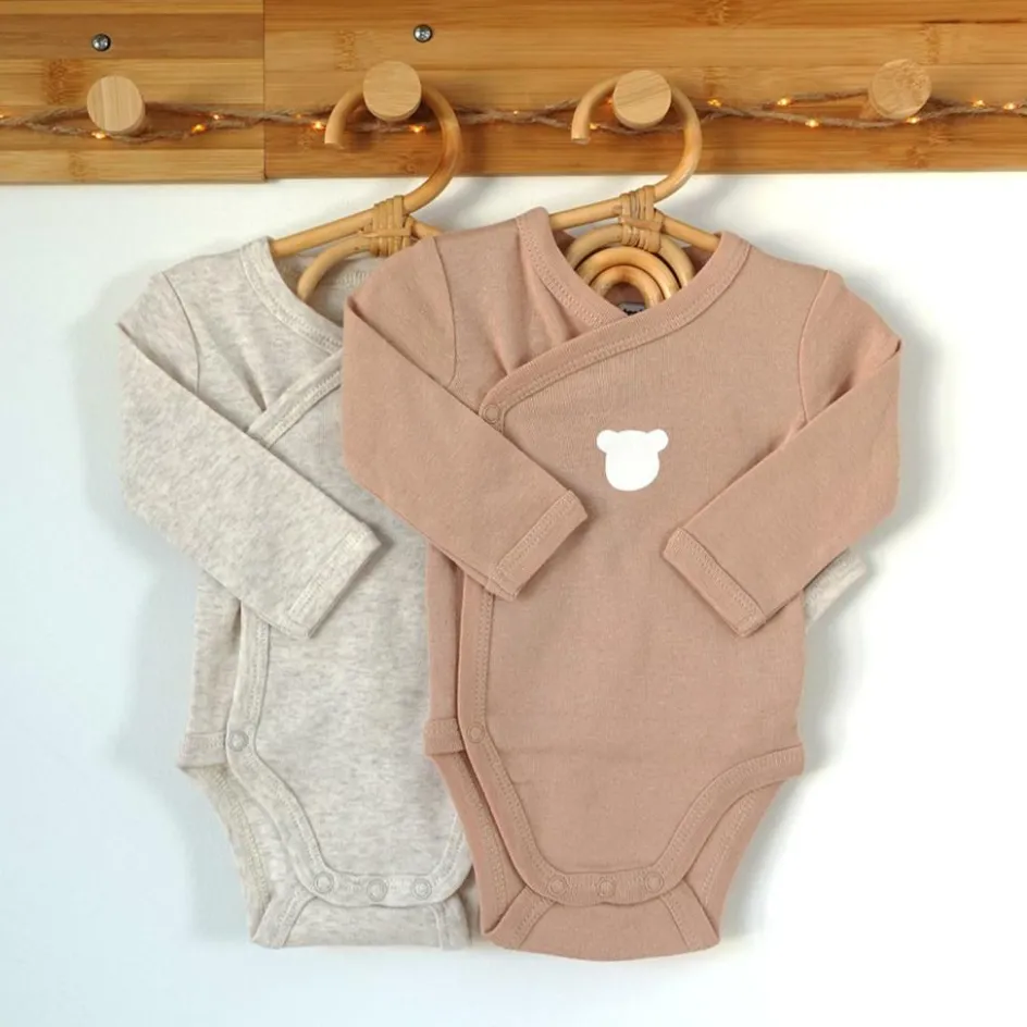 Lot de 2 bodies Ourson (naissance)|Trois Kilos Sept New