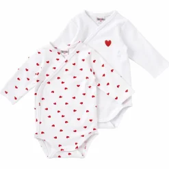 Lot de 2 bodys manches longues Mon petit coeur (3 mois)|BB & Co Sale
