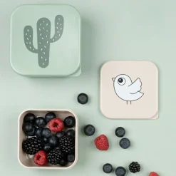 Outlet Done by Deer Lot de 3 boîtes à goûter Lalee Sable mixte