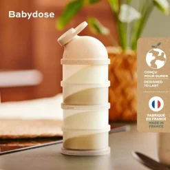 Lot de 4 boîtes doseuses Babydose Mineral Beige|Babymoov Hot