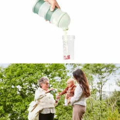 Lot de 4 boîtes doseuses Babydose Mineral Green|Babymoov Discount