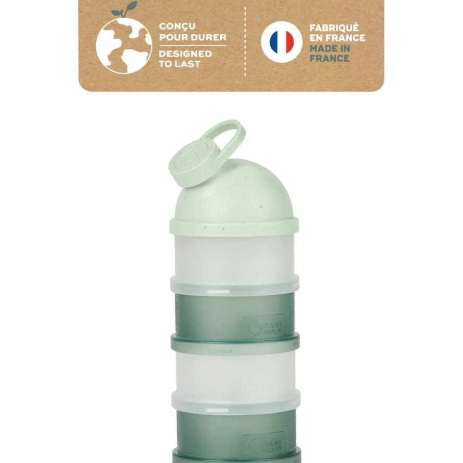 Lot de 4 boîtes doseuses Babydose Mineral Green|Babymoov Discount