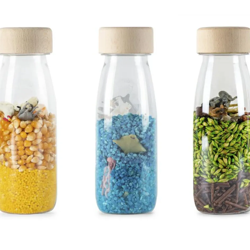 Clearance Petit Boum Lot de 3 bouteilles sensorielles Spy Nature