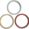 Lot de 3 bracelets de dentition Pearl Mellow-Terracotta-Periwinkle|Mushie Clearance