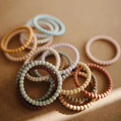 Lot de 3 bracelets de dentition Pearl Mellow-Terracotta-Periwinkle|Mushie Clearance