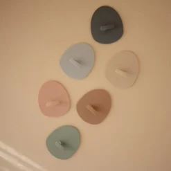 Online Mushie Lot de 2 brosses pour croûtes de lait Natural-Cambridge Blue