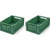 Best Liewood Lot de 2 caisses de rangement Weston M Dusty Ivy