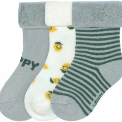 Lot de 3 chaussettes Terry Citron bleu clair (taille 12-15)|Lässig New
