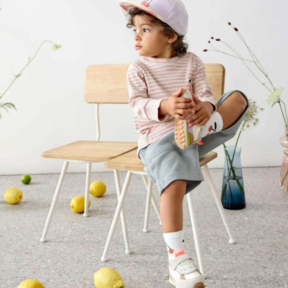 Hot Lässig Lot de 3 chaussettes Terry Cerise pêche (taille 12-15)