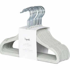 Sale 3 sprouts Lot de 15 cintres en velours écume