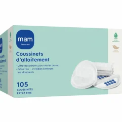 Lot de 105 coussinets d'allaitement extra fins|MAM Clearance