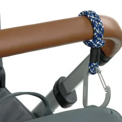 New Lässig Lot de 2 crochets attaches poussettes noir bleu