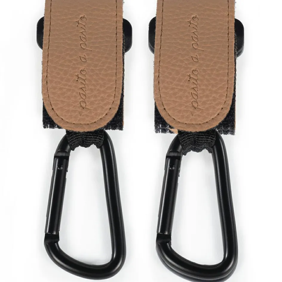 Best Pasito a pasito Lot de 2 crochets pour poussette Icon Caramel