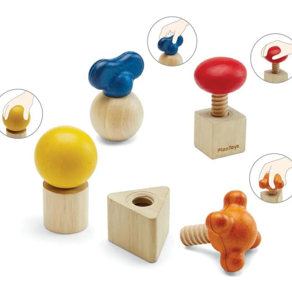 Lot de 4 écrous à visser|Plan Toys Online