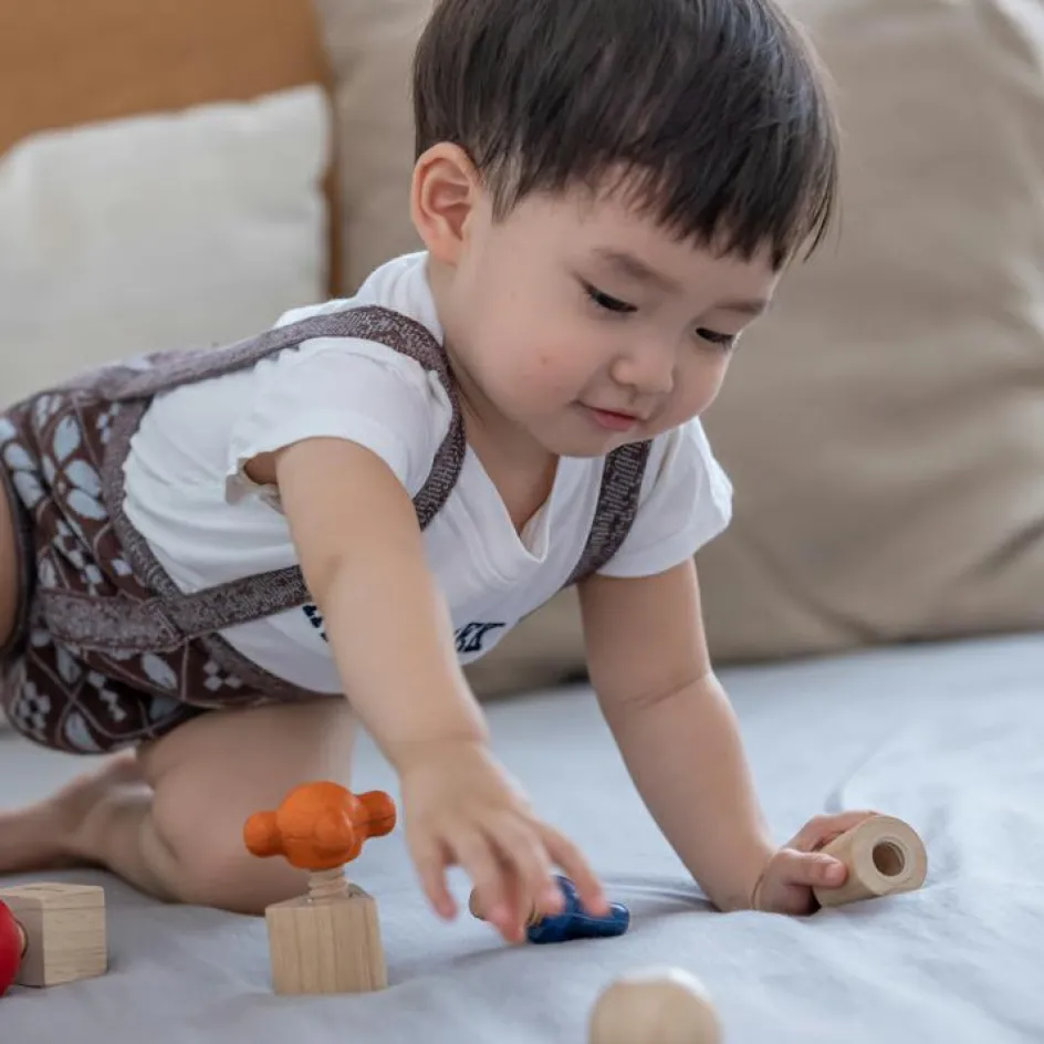 Lot de 4 écrous à visser|Plan Toys Online