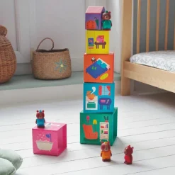 Lot de 5 cubes TopaniHouse|Djeco Discount