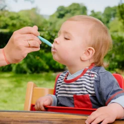TUM TUM Lot de 3 cuillères à double embout Ourson