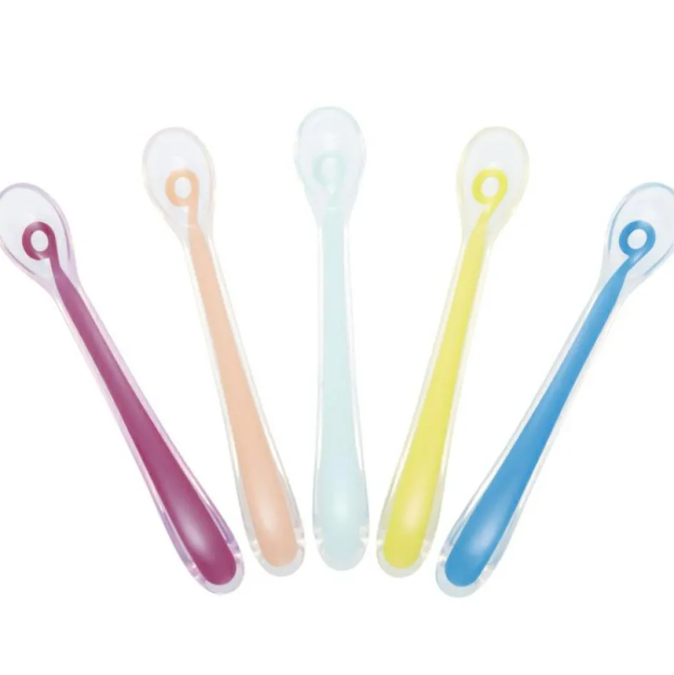 Lot de 5 cuillères 1er âge Baby Spoons|Babymoov Clearance