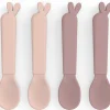 Clearance Done by Deer Lot de 4 cuillères Kiddish Lalee Rose