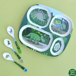 Clearance Petit Jour Paris Lot de 3 cuillères Les Dinosaures