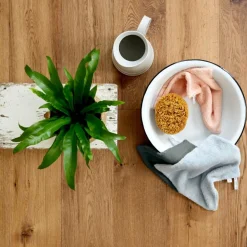 Online Lässig Lot de 3 débarbouillettes bleu poudré