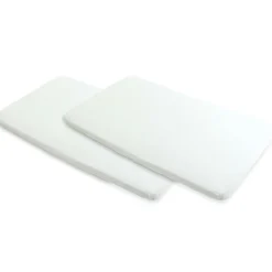 Maxi-Cosi Lot de 2 draps housse pour lit parapluie Calao Blanc