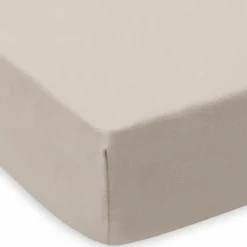 Lot de 2 draps housses en jersey pour matelas de parc Oatmeal-Sand (75 x 95 cm)|Jollein Outlet