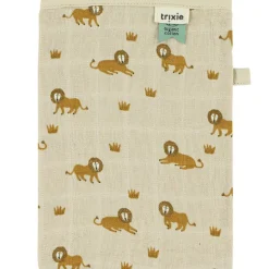 Best Trixie Lot de 3 gants de toilette en mousseline Lively Lion