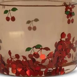 Hot Konges Slojd Lot de 2 gobelets à paillettes Cherry