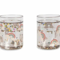 Lot de 2 gobelets à paillettes Arc-en-ciel|Konges Slojd Best
