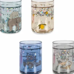 Clearance Konges Slojd Lot de 4 gobelets Glitter dinosaure