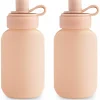 Outlet Mushie Lot de 2 gourdes alimentaires Blush