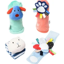 Lot de 4 hochets pieds et poignets - Reconditionné|Oxybul Discount