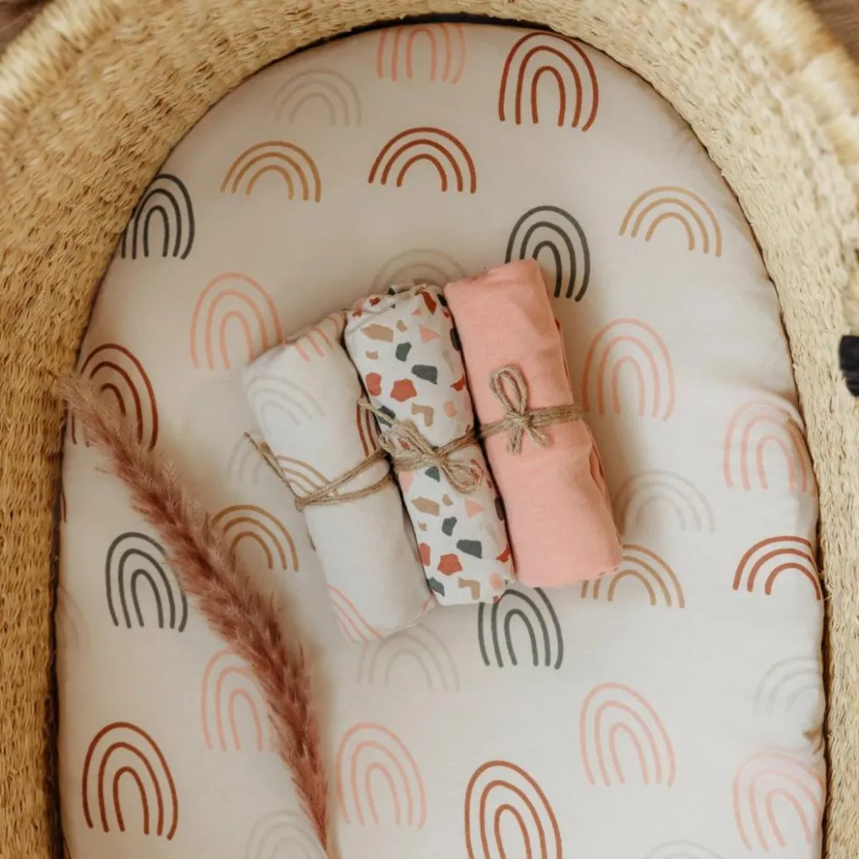 Lot de 3 housses de matelas à langer Rosetta (40 x 80 cm)|Yunioo Clearance