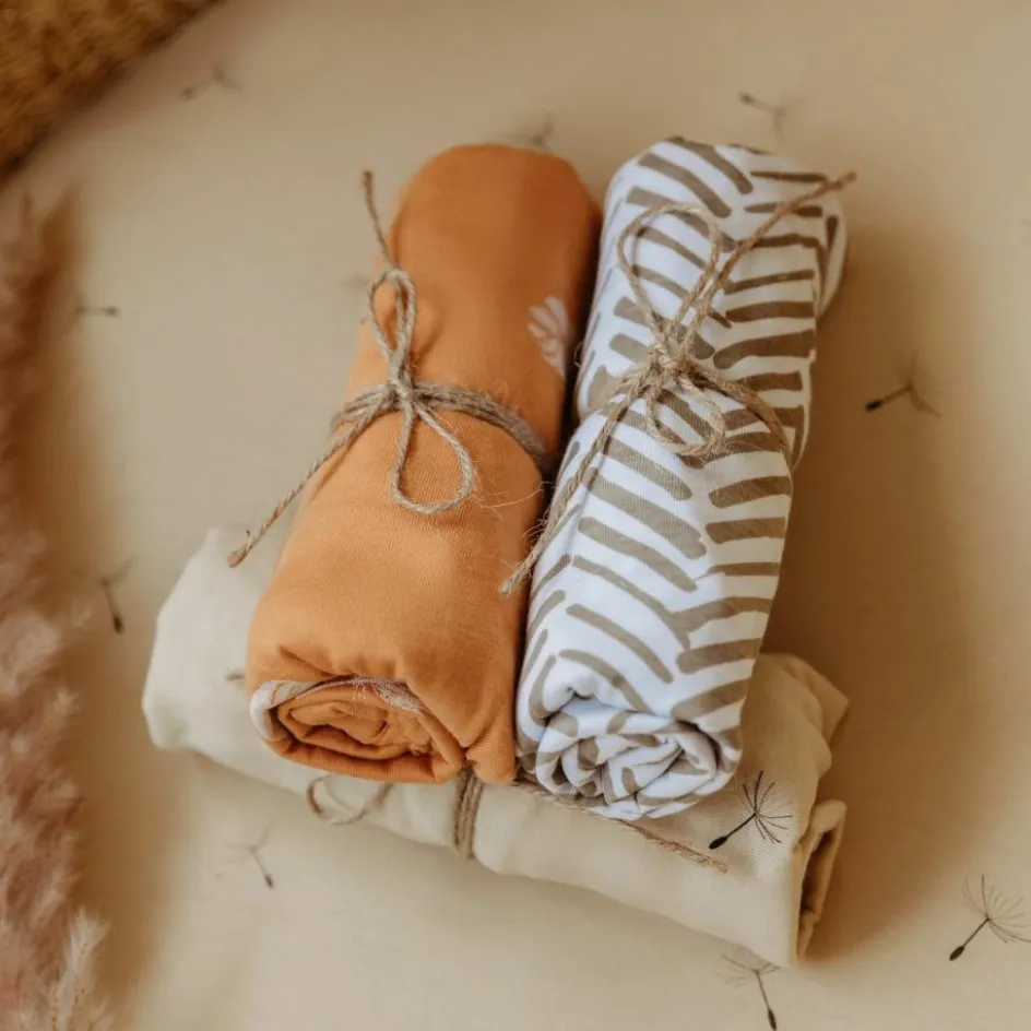 Best Yunioo Lot de 3 housses de matelas à langer Boho (40 x 80 cm)