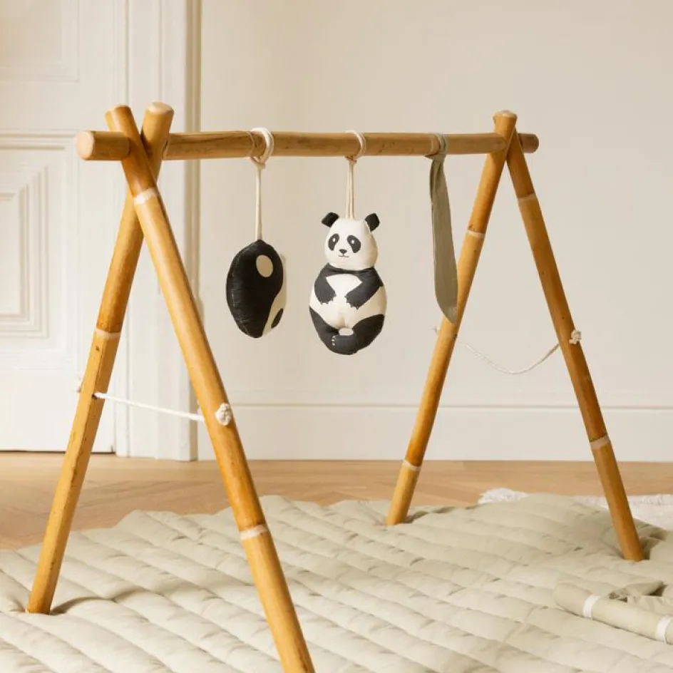 Lot de 3 jouets à suspendre bamboo Panda|Lorena Canals Outlet
