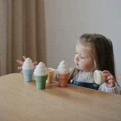 Sale Mushie Lot de 4 jouets de bain Ice Cream