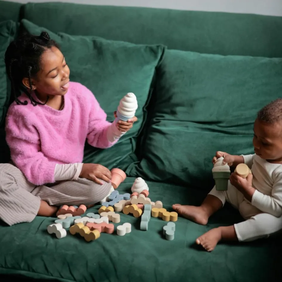 Sale Mushie Lot de 4 jouets de bain Ice Cream