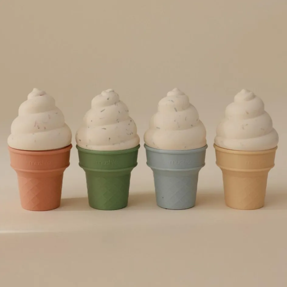 Sale Mushie Lot de 4 jouets de bain Ice Cream