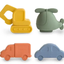 Discount Mushie Lot de 4 jouets de bain Vehicules