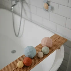 Lot de 3 jouets sensoriels Nesting Spheres Blush|Mushie Outlet