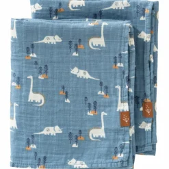 Lot de 2 langes Dino (70 x 60 cm)|Fresk Best