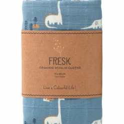 Lot de 2 langes Dino (70 x 60 cm)|Fresk Best