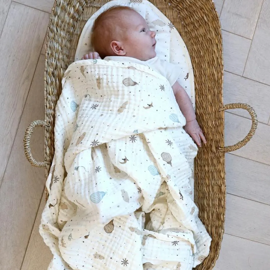 Lot de 3 langes en coton bio Dreamland (70 x 70 cm)|Cam Cam Copenhagen Online