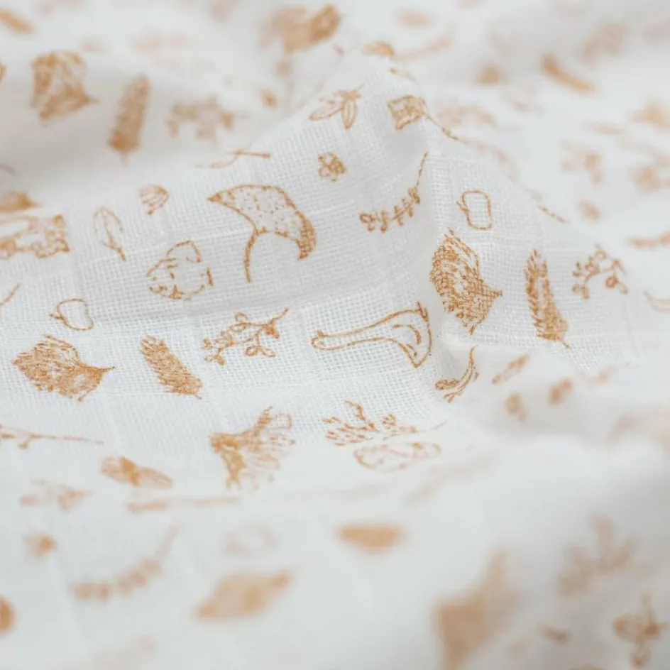 Sale Trois Kilos Sept Lot de 3 langes en mousseline Wonderfull (70 x 70 cm)