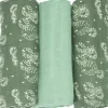 Best Trois Kilos Sept Lot de 3 langes en mousseline de coton Feuille (70 x 70 cm)