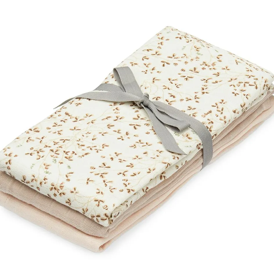 Best Cam Cam Copenhagen Lot de 3 langes en mousseline Lierre (70 x 70 cm)