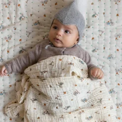 Cam Cam Copenhagen Lot de 3 langes en mousseline Bicycles (70 x 70 cm)