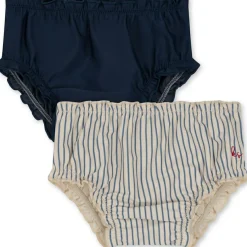 Lot de 2 maillots de bain Blue Stripes (12 mois)|Konges Slojd Sale